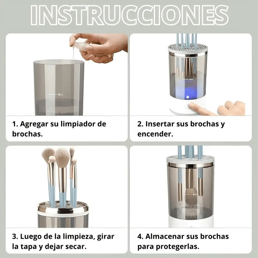 GlowBrush - Limpiador de Brochas