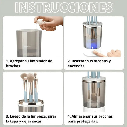 GlowBrush - Limpiador de Brochas